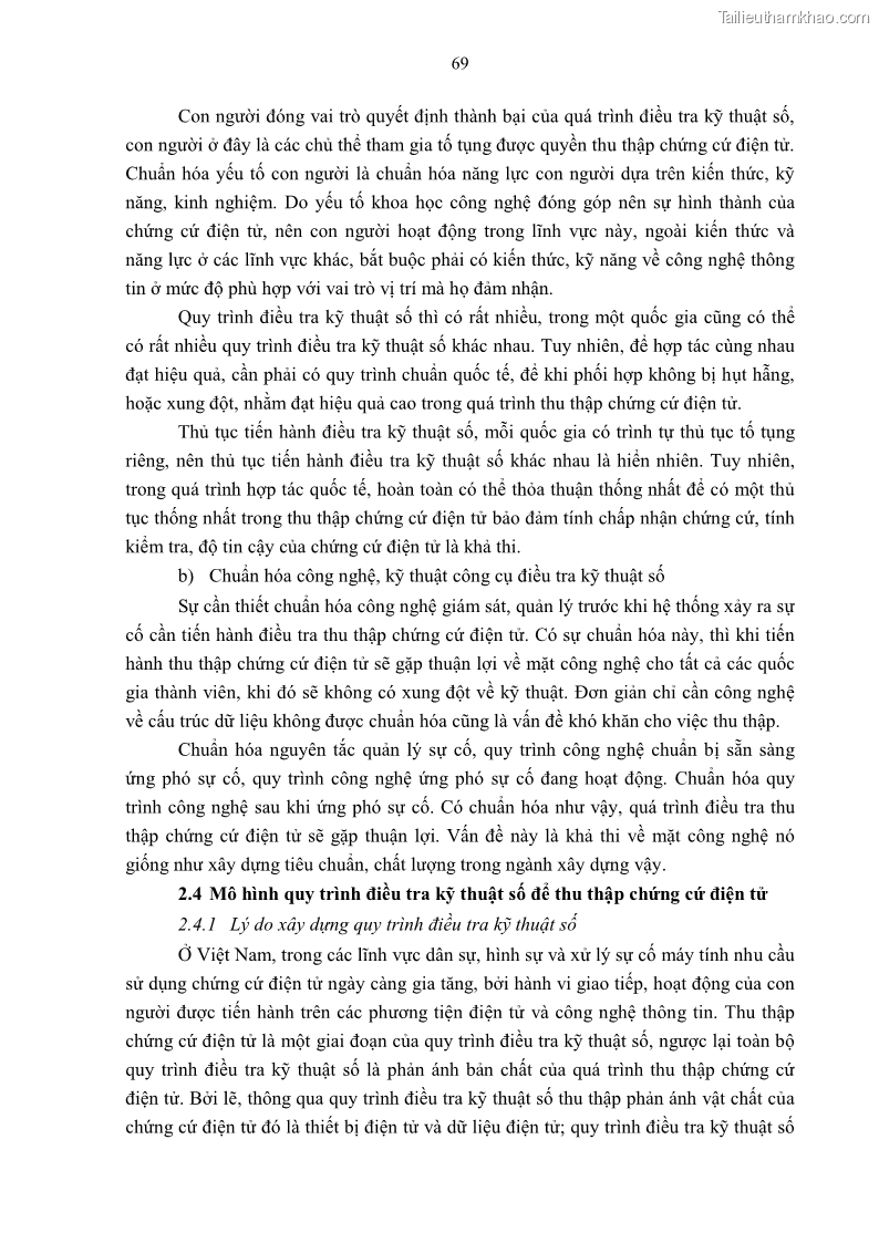 Luận án tiến sĩ luật Pháp luật Việt Nam về chứng cứ điện tử - 7 Trang 79