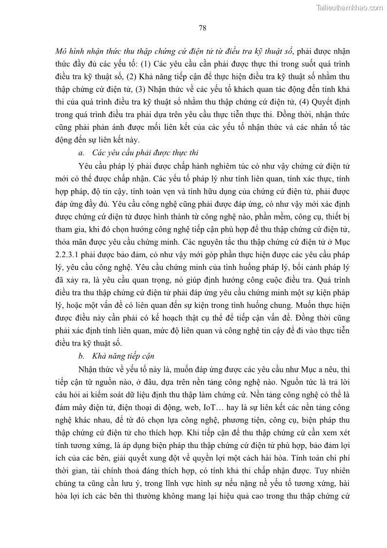 Luận án tiến sĩ luật Pháp luật Việt Nam về chứng cứ điện tử - 8 Trang 88