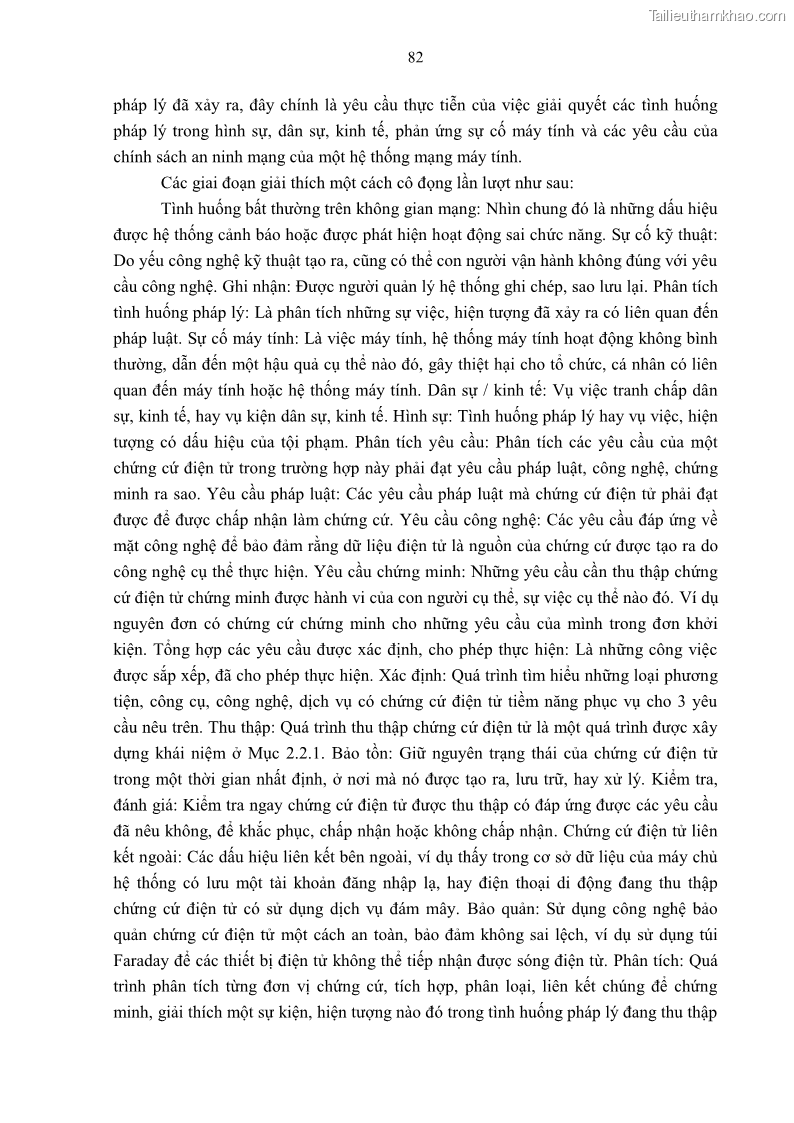 Luận án tiến sĩ luật Pháp luật Việt Nam về chứng cứ điện tử - 8 Trang 92