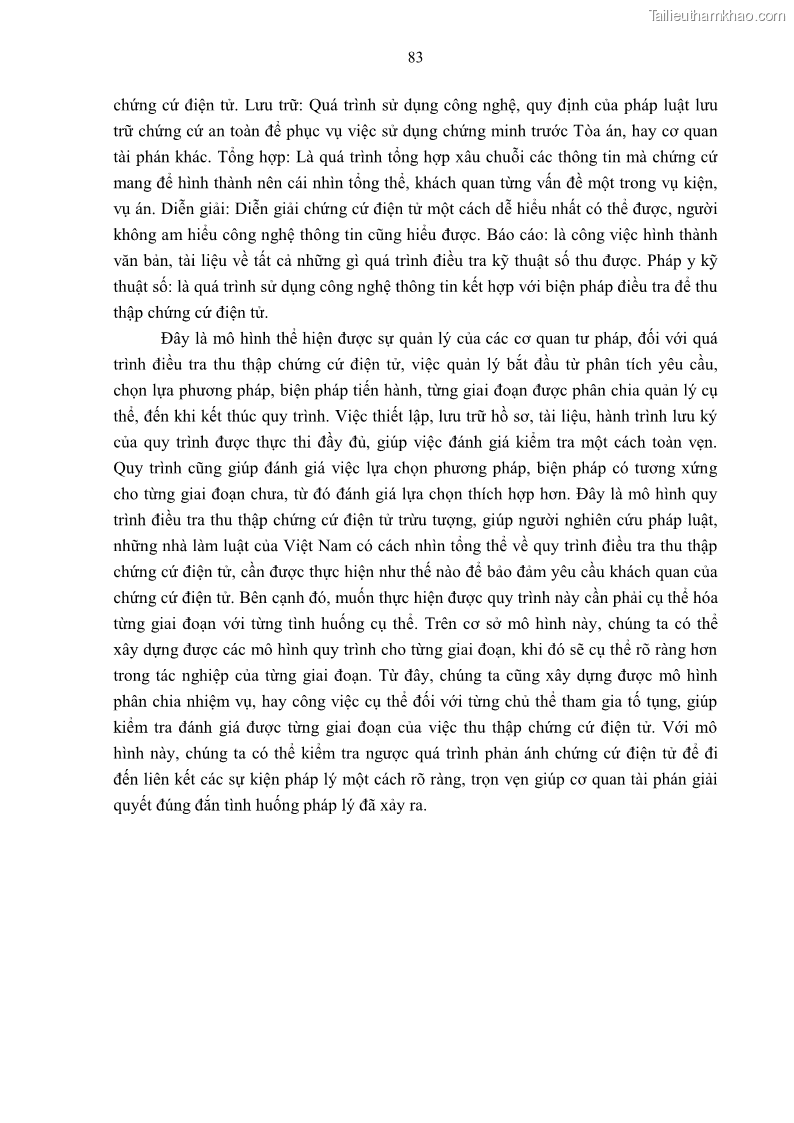 Luận án tiến sĩ luật Pháp luật Việt Nam về chứng cứ điện tử - 8 Trang 93