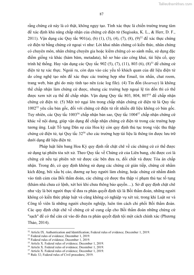 Luận án tiến sĩ luật Pháp luật Việt Nam về chứng cứ điện tử - 9 Trang 97