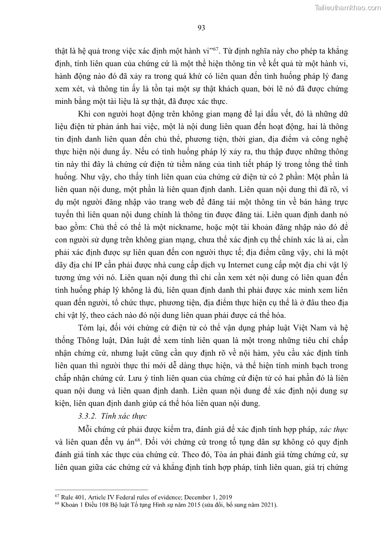Luận án tiến sĩ luật Pháp luật Việt Nam về chứng cứ điện tử - 9 Trang 103