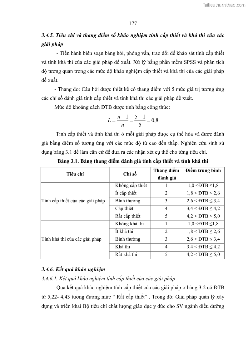 Luận án tiến sĩ quản lý giáo dục Quản lý giáo dục y đức cho sinh viên ngành điều dưỡng trong các trường cao đẳng y tế - 16 Trang 189