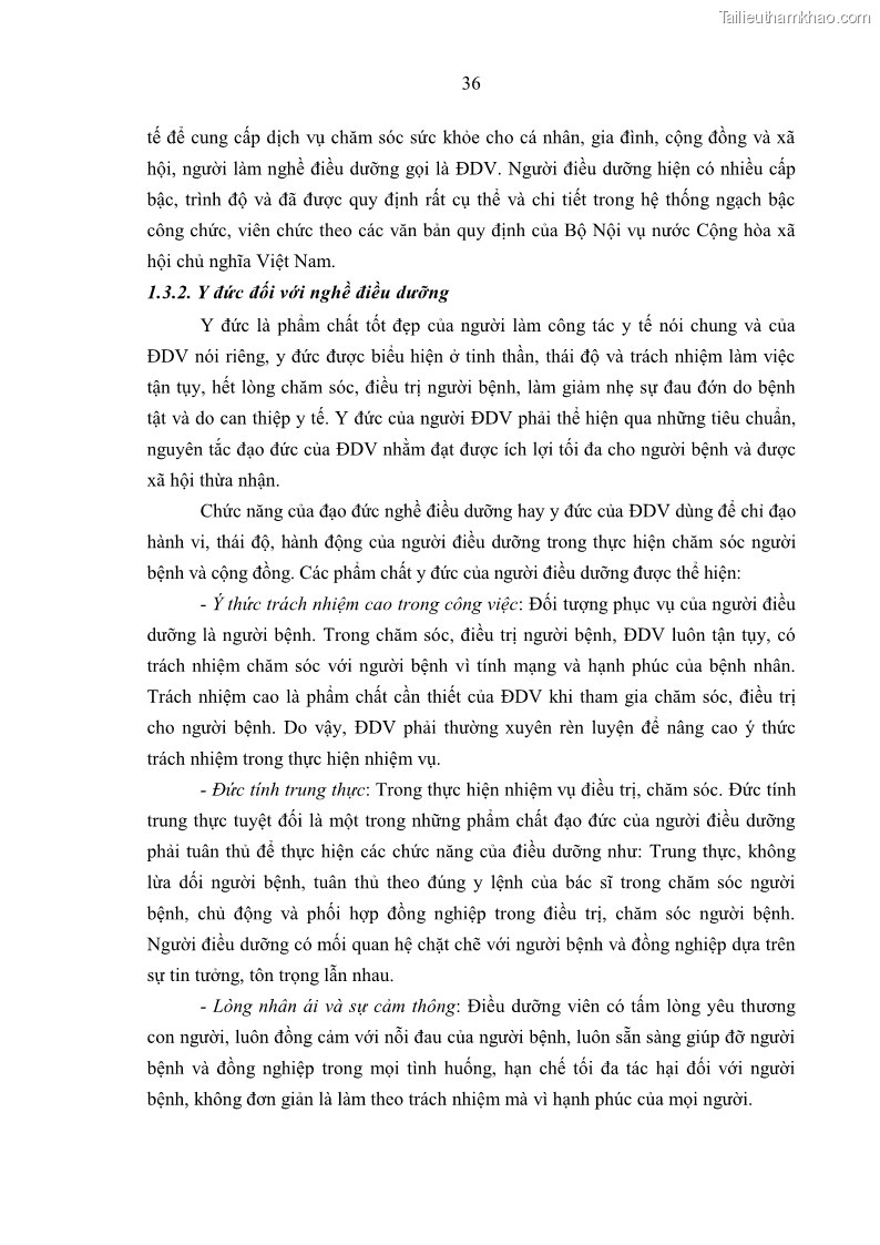 Luận án tiến sĩ quản lý giáo dục Quản lý giáo dục y đức cho sinh viên ngành điều dưỡng trong các trường cao đẳng y tế - 4 Trang 48