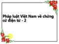 Pháp luật Việt Nam về chứng cứ điện tử - 2