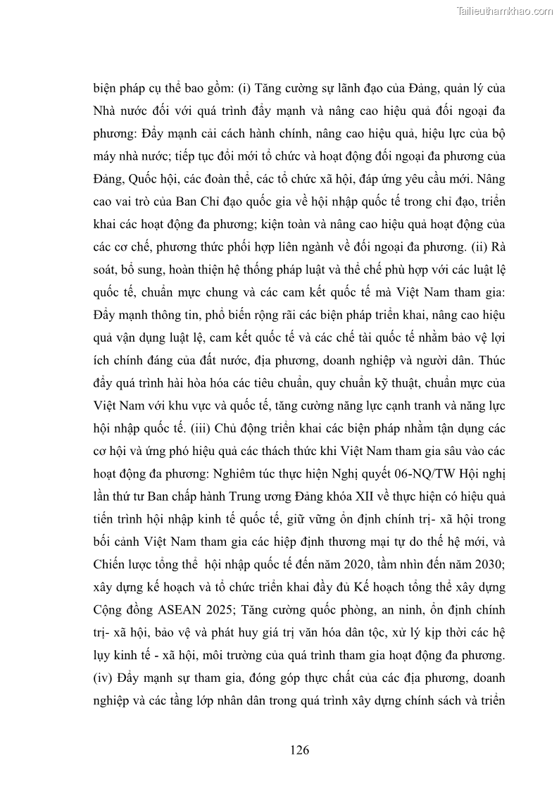 Luận án tiến sĩ chính sách công Thực hiện chính sách phát triển nhân lực ngành Ngoại giao ở Việt Nam hiện nay - 12 Trang 135