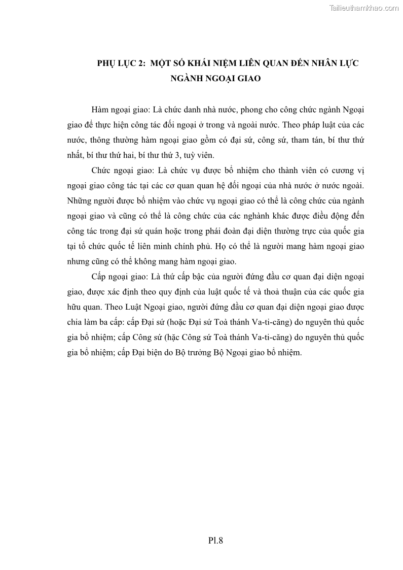 Luận án tiến sĩ chính sách công Thực hiện chính sách phát triển nhân lực ngành Ngoại giao ở Việt Nam hiện nay - 17 Trang 193