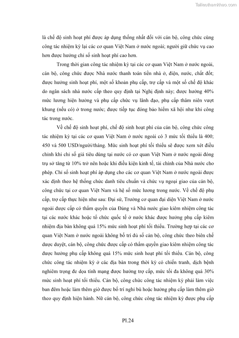 Luận án tiến sĩ chính sách công Thực hiện chính sách phát triển nhân lực ngành Ngoại giao ở Việt Nam hiện nay - 18 Trang 209
