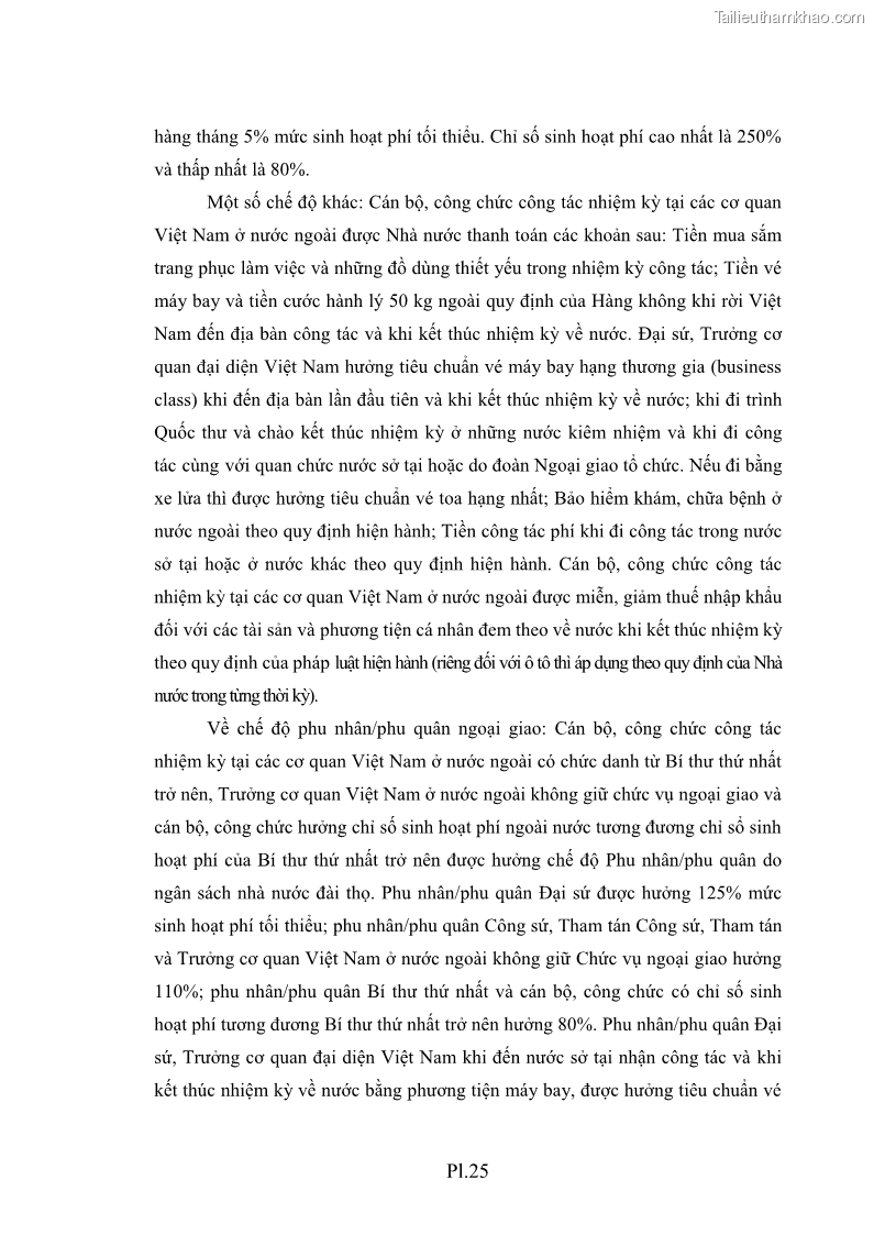 Luận án tiến sĩ chính sách công Thực hiện chính sách phát triển nhân lực ngành Ngoại giao ở Việt Nam hiện nay - 18 Trang 210