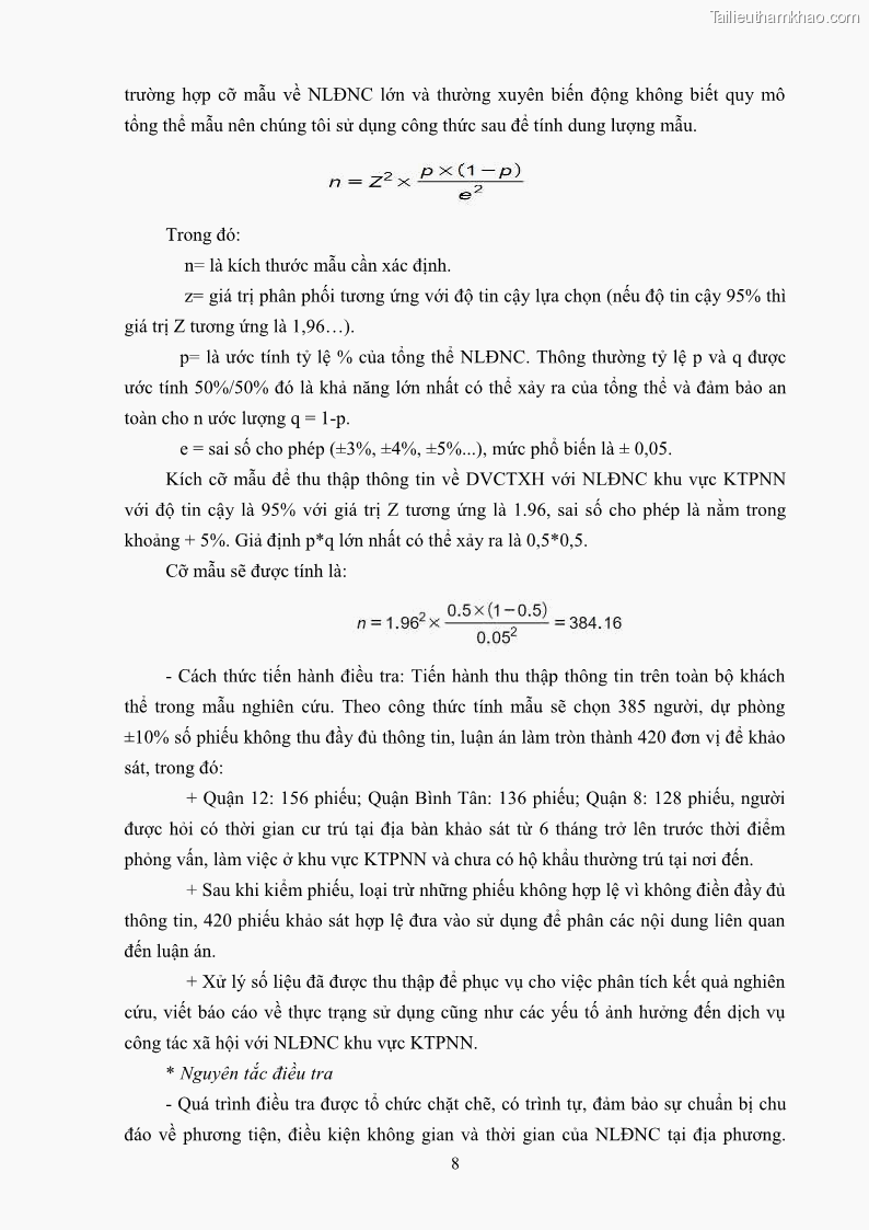 Luận án tiến sĩ công tác xã hội Dịch vụ công tác xã hội đối với người lao động nhập cư khu vực kinh tế phi nhà nước từ thực tiễn Thành phố Hồ Chí Minh - 2 Trang 18