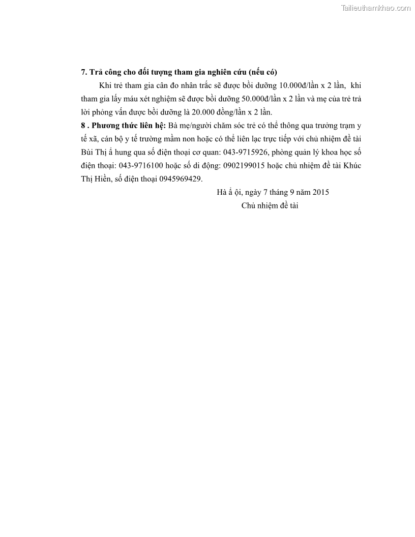 Luận án tiến sĩ dinh dưỡng Hiệu quả bổ sung đa vi chất dinh dưỡng và bột lá Riềng ấm lên tình trạng dinh dưỡng và miễn dịch của trẻ em 36-59 tháng tuổi dân tộc Thái tại thành phố Sơn La, tỉnh Sơn La - 15 Trang 180