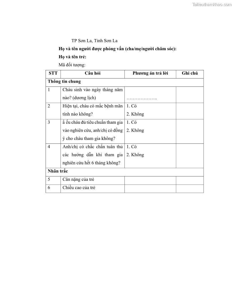 Luận án tiến sĩ dinh dưỡng Hiệu quả bổ sung đa vi chất dinh dưỡng và bột lá Riềng ấm lên tình trạng dinh dưỡng và miễn dịch của trẻ em 36-59 tháng tuổi dân tộc Thái tại thành phố Sơn La, tỉnh Sơn La - 15 Trang 173