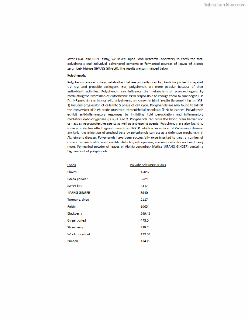 Luận án tiến sĩ dinh dưỡng Hiệu quả bổ sung đa vi chất dinh dưỡng và bột lá Riềng ấm lên tình trạng dinh dưỡng và miễn dịch của trẻ em 36-59 tháng tuổi dân tộc Thái tại thành phố Sơn La, tỉnh Sơn La - 16 Trang 191