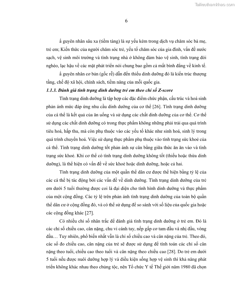 Luận án tiến sĩ dinh dưỡng Hiệu quả bổ sung đa vi chất dinh dưỡng và bột lá Riềng ấm lên tình trạng dinh dưỡng và miễn dịch của trẻ em 36-59 tháng tuổi dân tộc Thái tại thành phố Sơn La, tỉnh Sơn La - 2 Trang 17