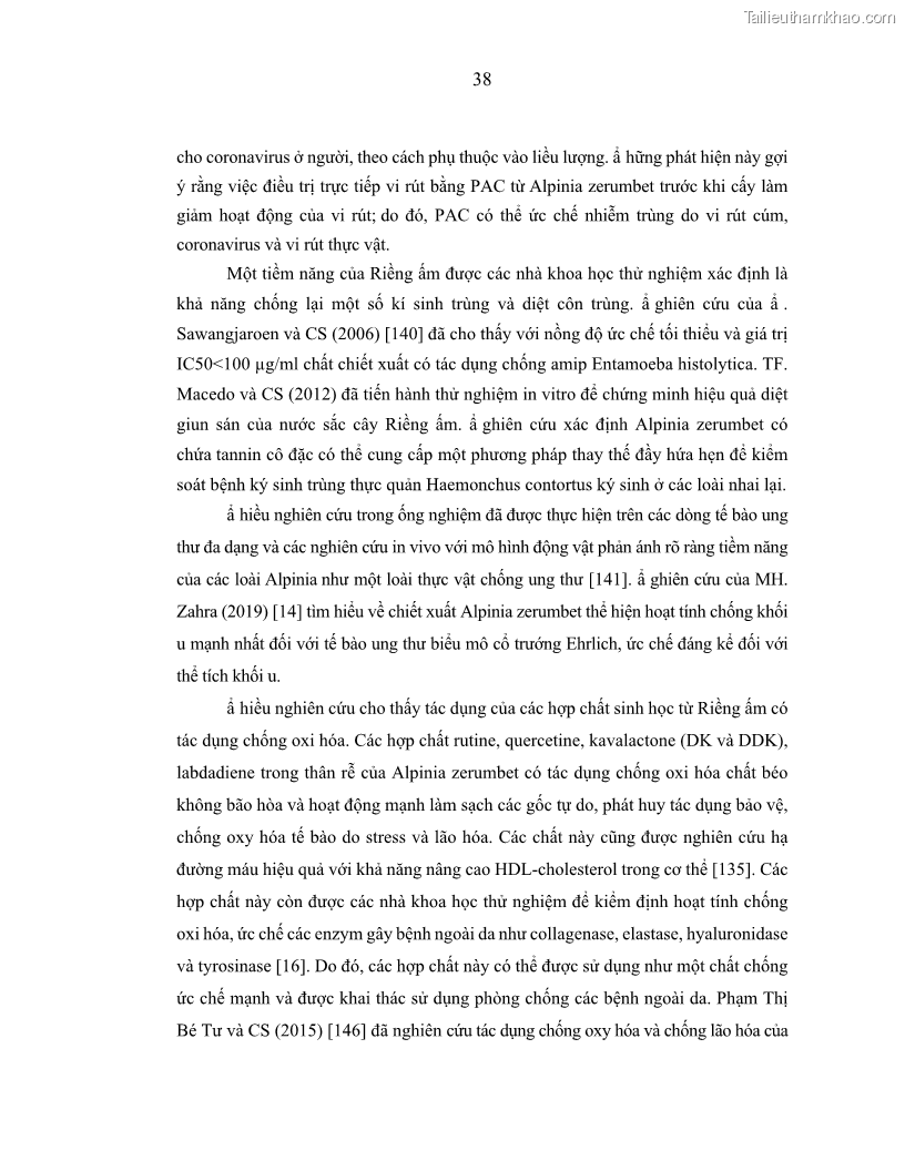 Luận án tiến sĩ dinh dưỡng Hiệu quả bổ sung đa vi chất dinh dưỡng và bột lá Riềng ấm lên tình trạng dinh dưỡng và miễn dịch của trẻ em 36-59 tháng tuổi dân tộc Thái tại thành phố Sơn La, tỉnh Sơn La - 5 Trang 49