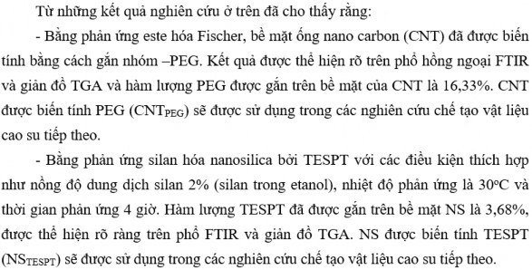 3 2 Nghiên cứu nâng cao tính năng cơ lý kỹ thuật cho cao su thiên nhiên bằng 7