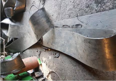 Băng tải chịu nhiệt bền kiềm vừa lưu hóa xong Vật liệu cao su xốp trên cơ 4