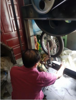 Lắp lốp lên vành để thử nghiệm Lắp lên máy để thử nghiệm lý trình tải 8