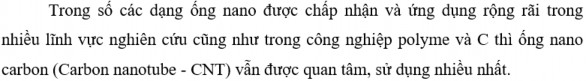 Hình 1 10 Ảnh cụm ống nano và hạt nano trên màng đế carbon dạng sợi trên và 16