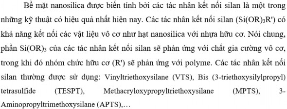 su là rất tốt đã giúp tăng được các đặc tính của cao su thành phẩm 54 56 11