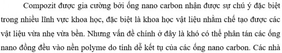 khoa học đã áp dụng nhiều kỹ thuật khác nhau để phân tán ống nano carbon 2