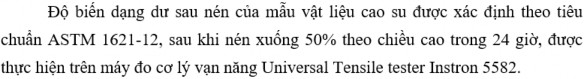 2 2 3 11 Phương pháp xác định khối lượng riêng của cao su xốp CHƯƠNG 3 KẾT 11