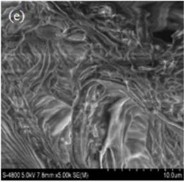 Hình 3 4 Ảnh SEM a vỏ hạt cà phê b Hydrochar CH hiệu suất cao 180 o C 1h c 5