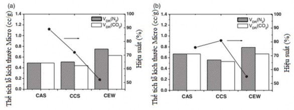 Hình 1 9 Kết quả đặc tính lỗ xốp tổng MPV V DR N 2 và MPV hẹp V DR CO 2 3
