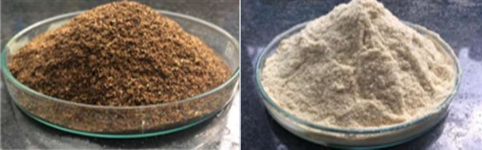 Hình 2 2 Nguyên liệu vỏ hạt cà phê lõi bắp thô sau khi nghiền Rơm rạ sử 1