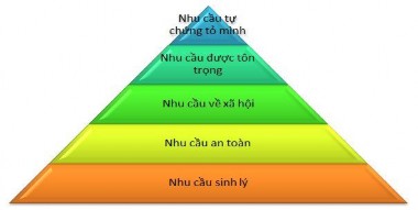 Chi tiết nội dung của tháp nhu cầu Cấu trúc của tháp nhu cầu có 5 tầng trong 1