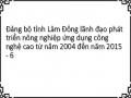 Chủ Trương Của Đảng Bộ Tỉnh Lâm Đồng Về Phát Triển Nông Nghiệp Ứng Dụng Công Nghệ Cao