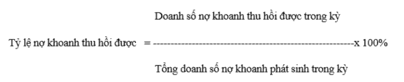 Chỉ tiêu này phản ánh khả năng xử lý nợ rủi ro của NHCSXH tỷ lệ này càng 5