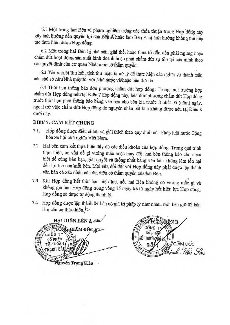 Kế toán quản trị môi trường tại Công ty Cổ phần Tập đoàn Thạch Bàn 15 6