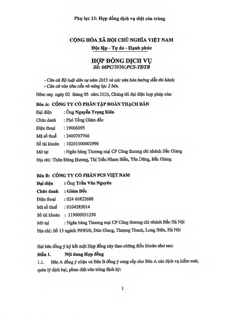 Kế toán quản trị môi trường tại Công ty Cổ phần Tập đoàn Thạch Bàn 15 7