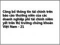 Công bố thông tin tài chính trên báo cáo thường niên của các doanh nghiệp phi tài chính niêm yết trên thị trường chứng khoán Việt Nam - 21