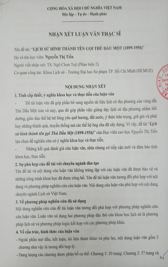 Địa danh Thủ Dầu Một quá trình hình thành ý nghĩa và các giá trị lịch sử 1900 1956 16 6