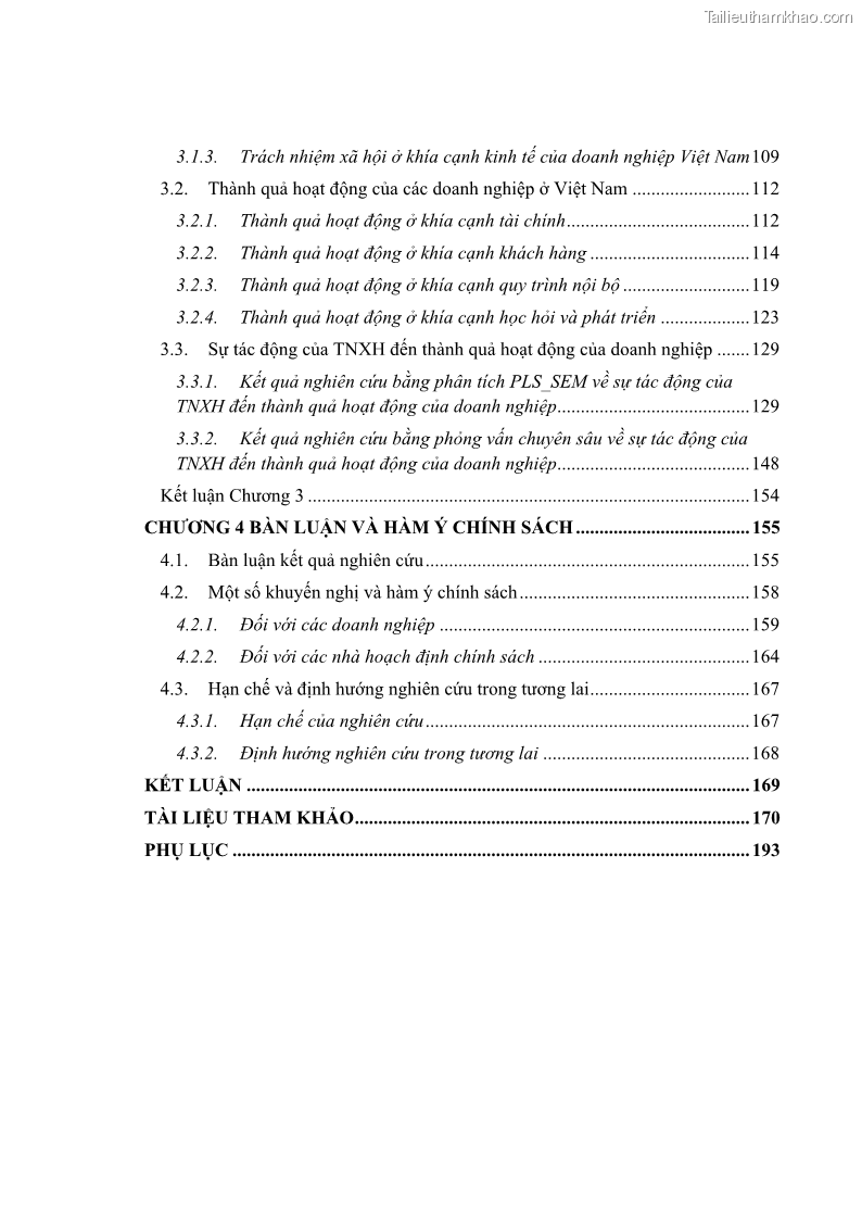 Luận án tiến sĩ kế toán Nghiên cứu về tác động của trách nhiệm xã hội đến thành quả hoạt động của các doanh nghiệp ở Việt Nam - 1 Trang 5