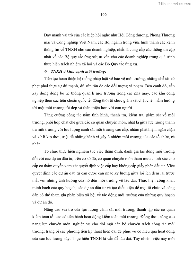 Luận án tiến sĩ kế toán Nghiên cứu về tác động của trách nhiệm xã hội đến thành quả hoạt động của các doanh nghiệp ở Việt Nam - 15 Trang 175
