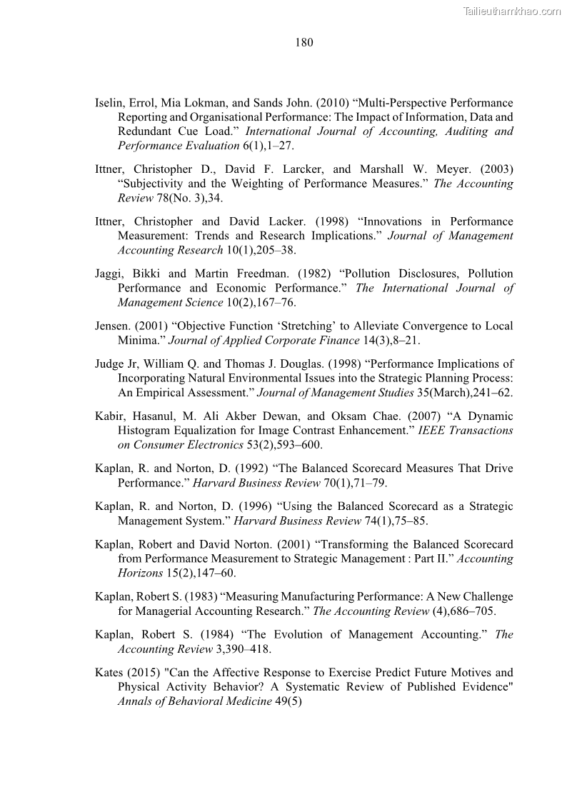 Luận án tiến sĩ kế toán Nghiên cứu về tác động của trách nhiệm xã hội đến thành quả hoạt động của các doanh nghiệp ở Việt Nam - 16 Trang 189
