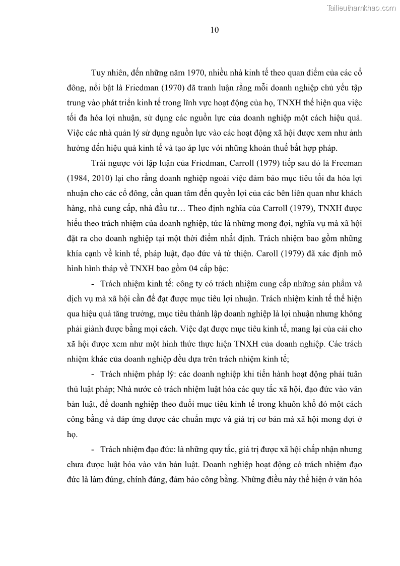 Luận án tiến sĩ kế toán Nghiên cứu về tác động của trách nhiệm xã hội đến thành quả hoạt động của các doanh nghiệp ở Việt Nam - 2 Trang 19