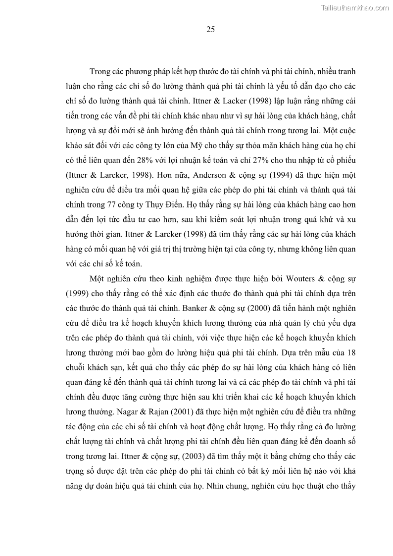 Luận án tiến sĩ kế toán Nghiên cứu về tác động của trách nhiệm xã hội đến thành quả hoạt động của các doanh nghiệp ở Việt Nam - 3 Trang 34