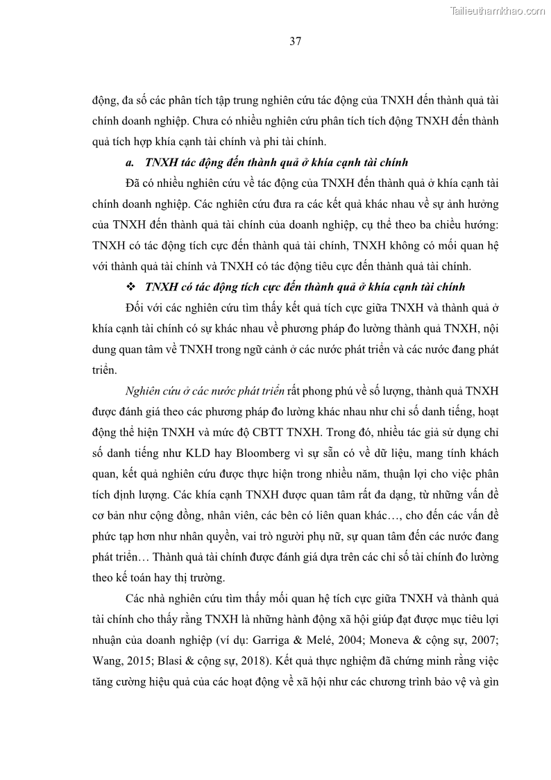 Luận án tiến sĩ kế toán Nghiên cứu về tác động của trách nhiệm xã hội đến thành quả hoạt động của các doanh nghiệp ở Việt Nam - 4 Trang 46