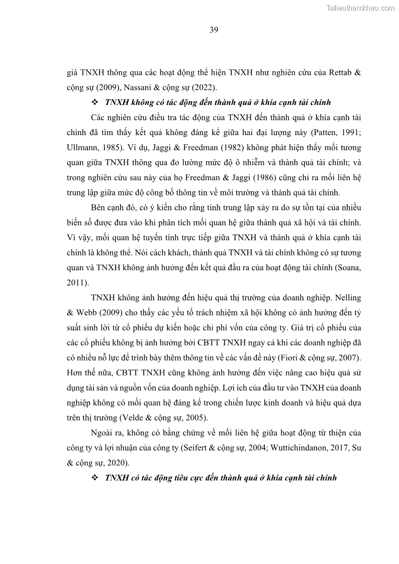 Luận án tiến sĩ kế toán Nghiên cứu về tác động của trách nhiệm xã hội đến thành quả hoạt động của các doanh nghiệp ở Việt Nam - 4 Trang 48
