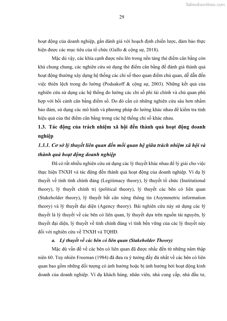 Luận án tiến sĩ kế toán Nghiên cứu về tác động của trách nhiệm xã hội đến thành quả hoạt động của các doanh nghiệp ở Việt Nam - 4 Trang 38