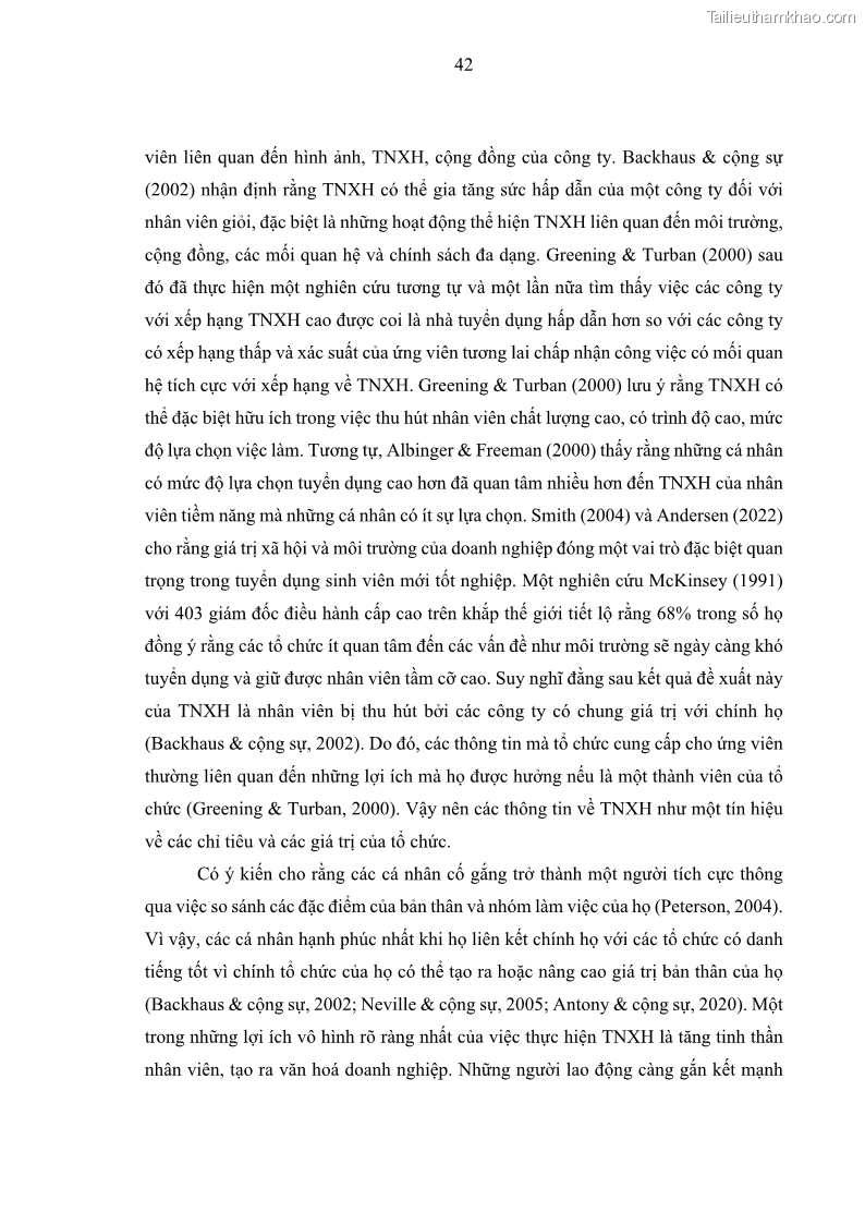 Luận án tiến sĩ kế toán Nghiên cứu về tác động của trách nhiệm xã hội đến thành quả hoạt động của các doanh nghiệp ở Việt Nam - 5 Trang 51