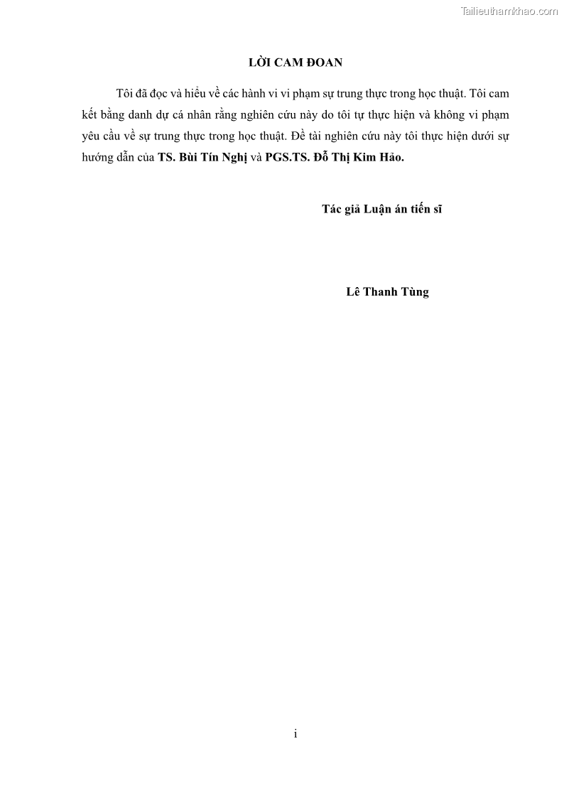 Luận án tiến sĩ kinh tế Khung đánh giá an toàn vốn nội bộ ICAAP của Ngân hàng Thương mại cổ phần Công thương Việt Nam - 1 Trang 3