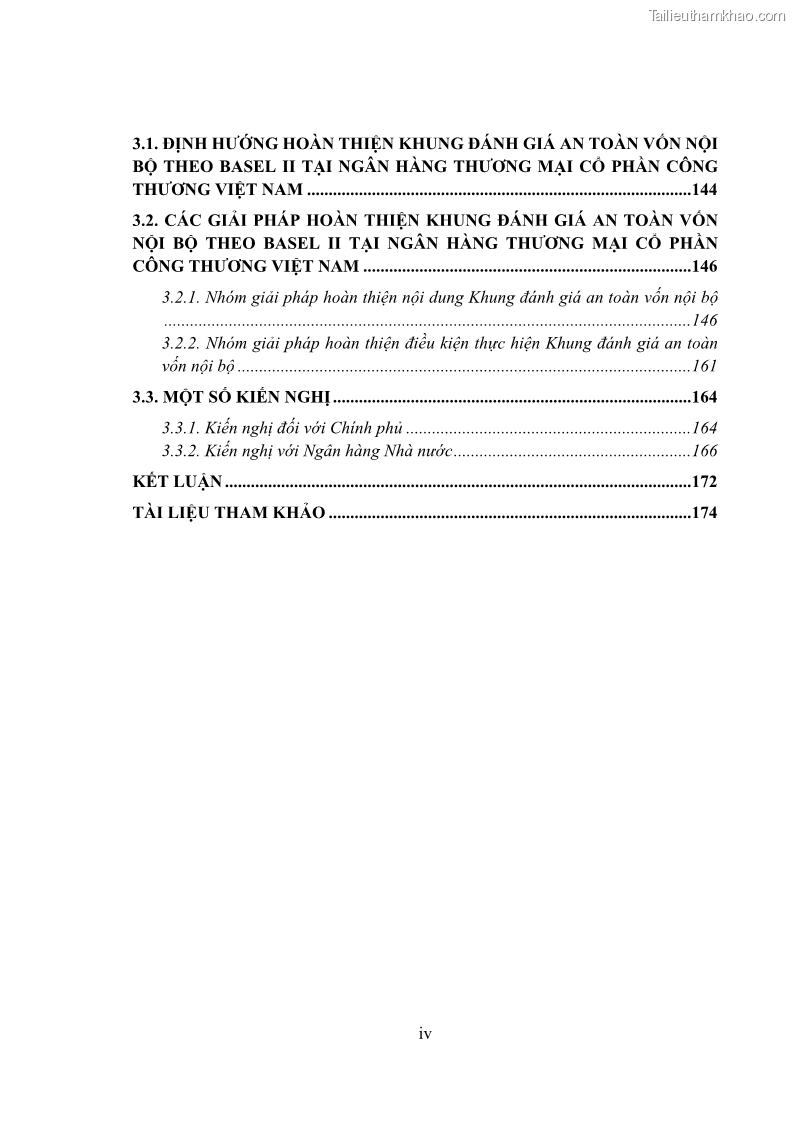 Luận án tiến sĩ kinh tế Khung đánh giá an toàn vốn nội bộ ICAAP của Ngân hàng Thương mại cổ phần Công thương Việt Nam - 1 Trang 7