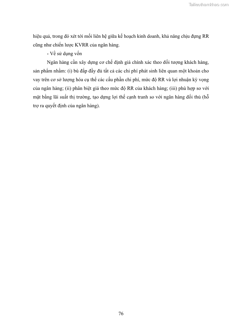 Luận án tiến sĩ kinh tế Khung đánh giá an toàn vốn nội bộ ICAAP của Ngân hàng Thương mại cổ phần Công thương Việt Nam - 8 Trang 87