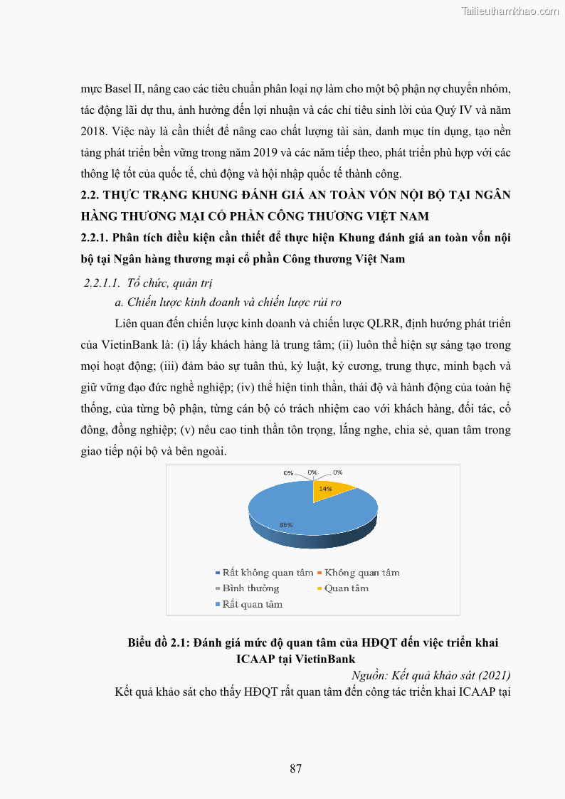 Luận án tiến sĩ kinh tế Khung đánh giá an toàn vốn nội bộ ICAAP của Ngân hàng Thương mại cổ phần Công thương Việt Nam - 9 Trang 98