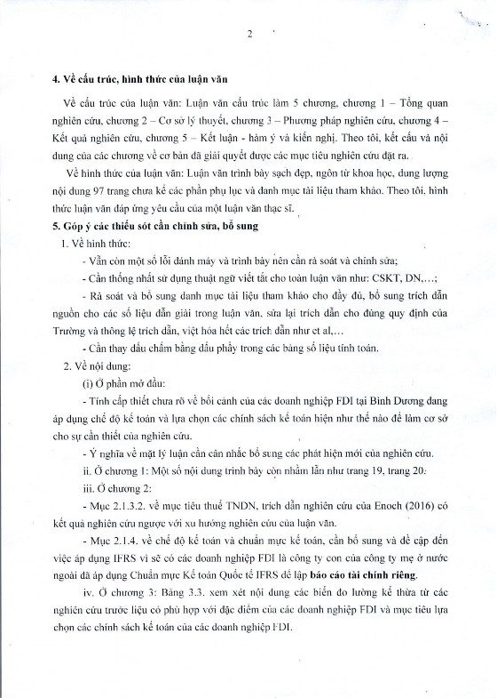 Nghiên cứu sự lựa chọn chính sách kế toán của doanh nghiệp có vốn đầu tư nước ngoài trên địa bàn tỉnh Bình Dương 17 6